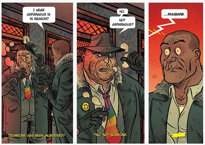 Comic Detective, written by Jeff Lemire and Matt Kindt, illustrated by David Rubín